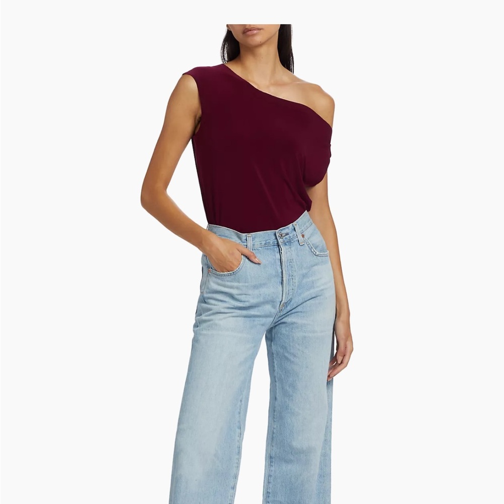 Norma Kamali Drop Shoulder Top